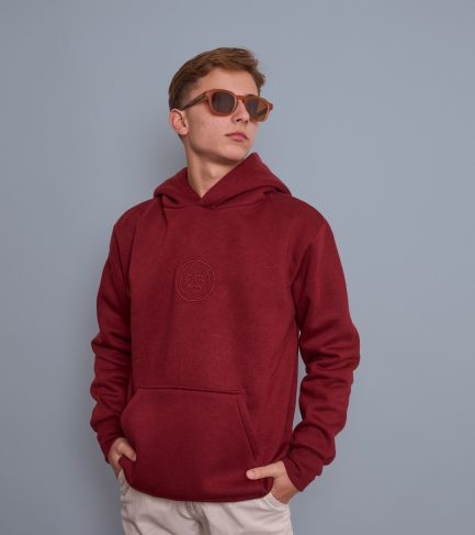 HOODIE AFTER COLLEGE WINE
