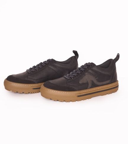 TWIN HORSE SNEAKER BLACK CARAMEL