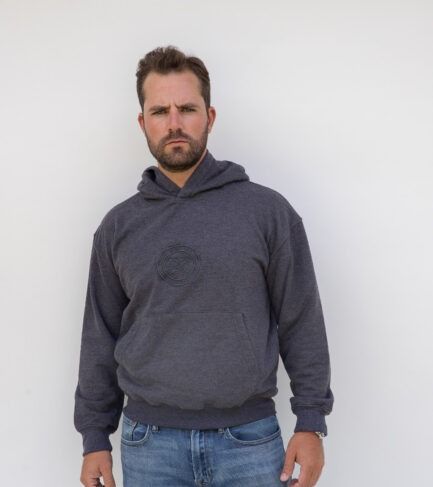 HOODIE AFTER COLLAGE GREY MELANGE